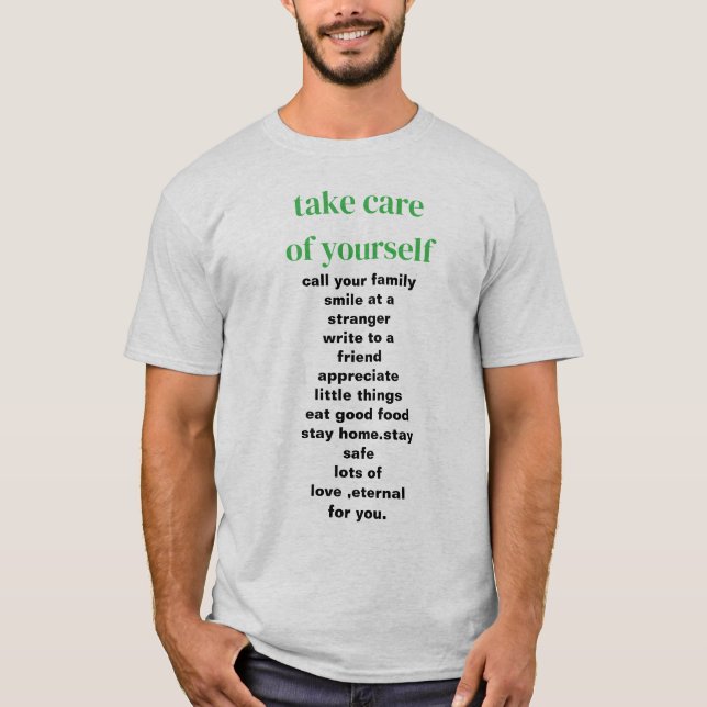 self-care t-shirt (Front)