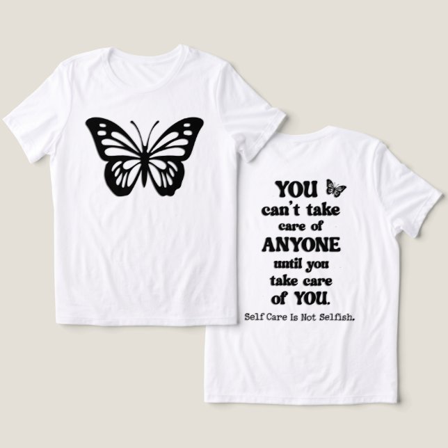 Self Care Tri-Blend Shirt (Design Front & Back)
