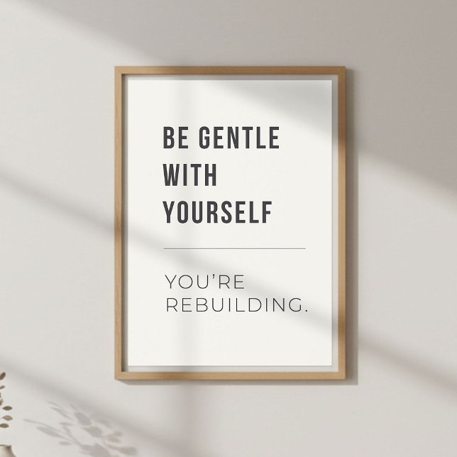 Self Compassion Decor. Mental Wellness Poster (Creator Uploaded)