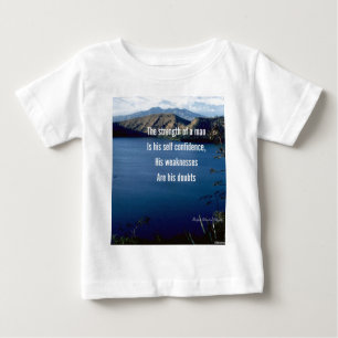 Self confidence-motivational quotation baby T-Shirt