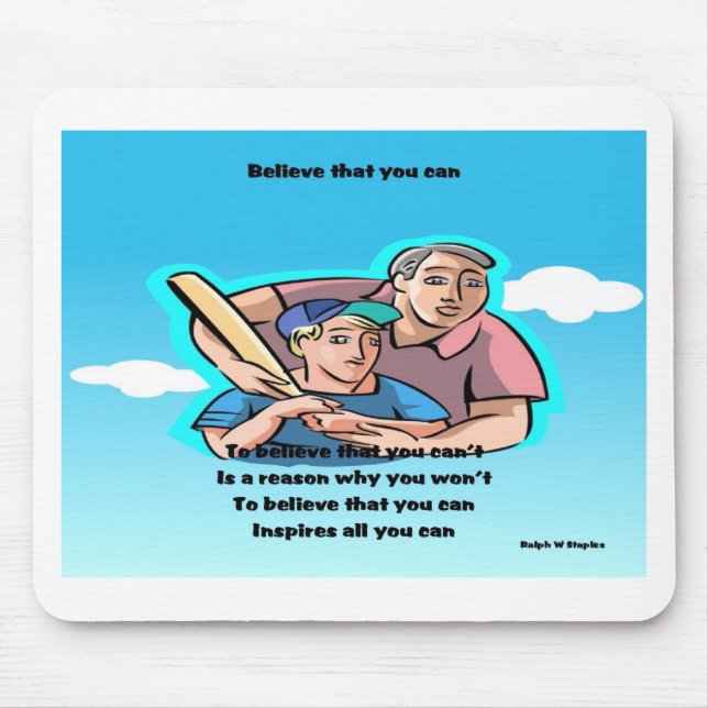 Self confidence mouse pad (Front)