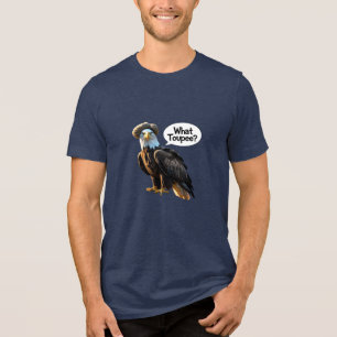 Self-Conscious Bald Eagle Tri-Blend Shirt