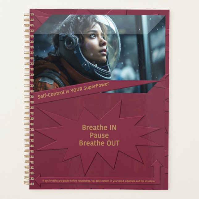 Self-Control Is YOUR SuperPower Planner (Front)