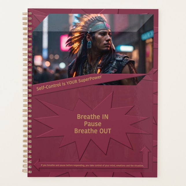 Self-Control Is YOUR SuperPower Planner (Front)