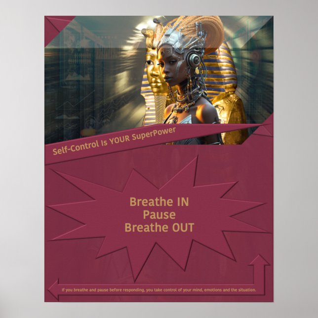 Self-Control Is YOUR SuperPower Poster (Front)