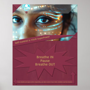 Self-Control Is YOUR SuperPower Poster