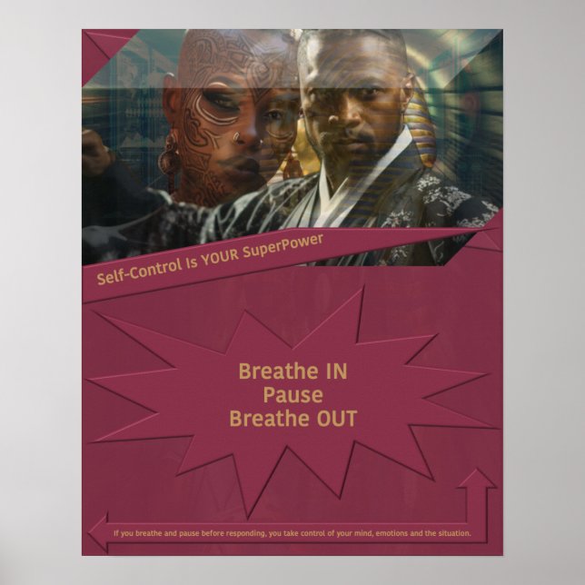 Self-Control Is YOUR SuperPower Poster (Front)