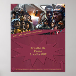 Self-Control Is YOUR SuperPower Poster