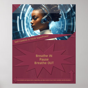 Self-Control Is YOUR SuperPower Poster