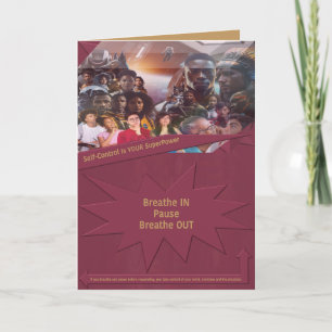 Self-Control Is YOUR SuperPower Thank You Card