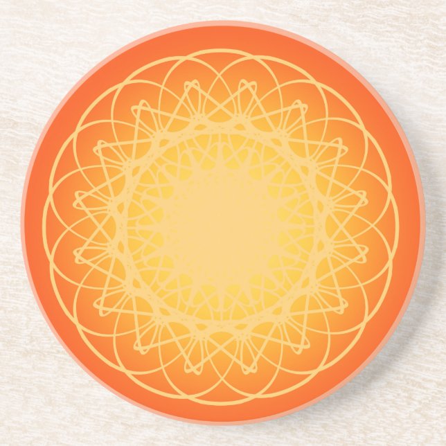Self-Control Mandala Coaster (Front)