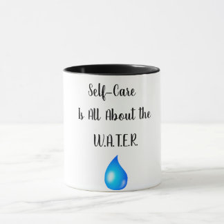 Self-Crae Is All About the W.AT.E.R. Mug