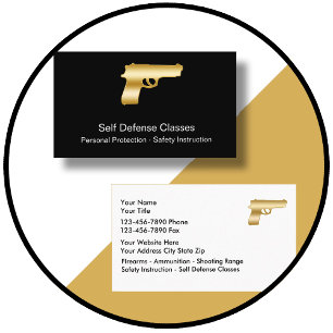 Self Defence Business Cards
