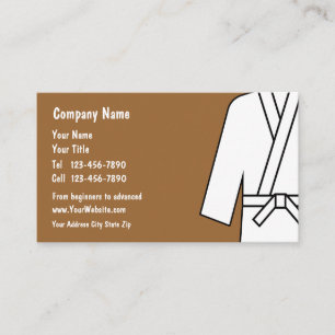 Self Defence Business Cards