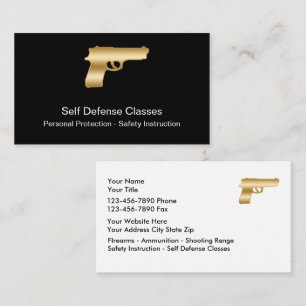 Self Defence Business Cards