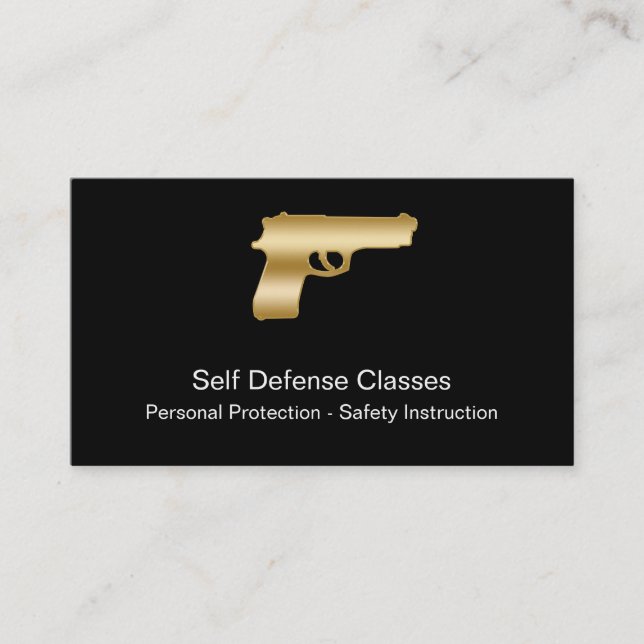 Self Defence Business Cards (Front)