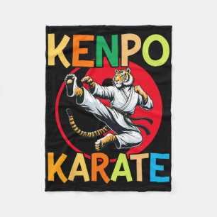 Self Defence Kenpo Karate Martial Arts  Fleece Blanket