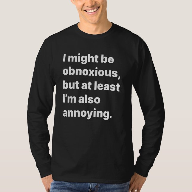 Self Deprecating Introvert Overthinker Typography  T-Shirt (Front)