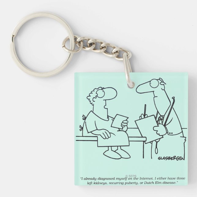 Self-Diagnosis Key Ring (Front)