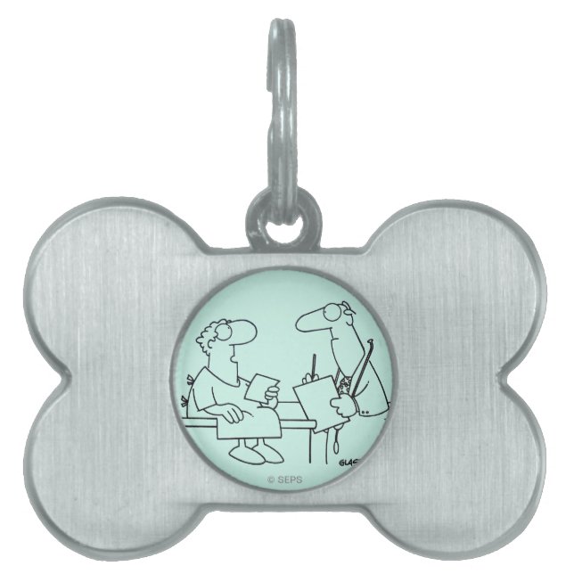 Self-Diagnosis Pet ID Tag (Front)