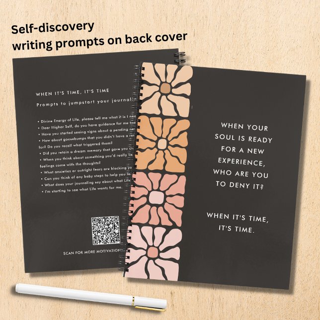 Self Discovery Journalling Prompts Boho Floral Notebook (Self Discovery Journaling Prompts Boho Floral Notebook )