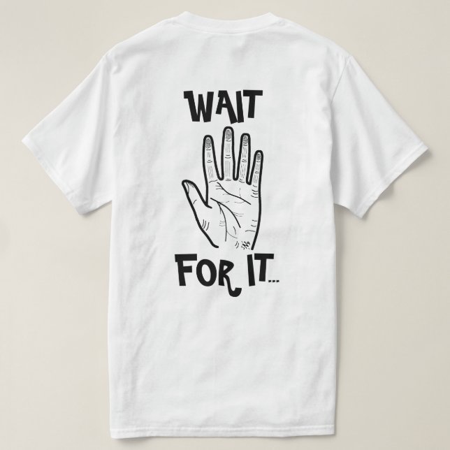 Self-esteem booster front-back design T-Shirt (Design Back)