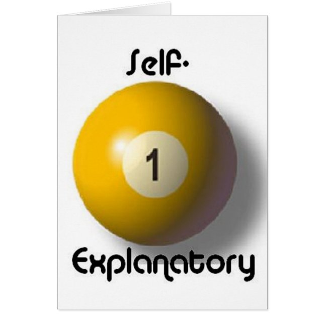 Self-explanatory (Front)