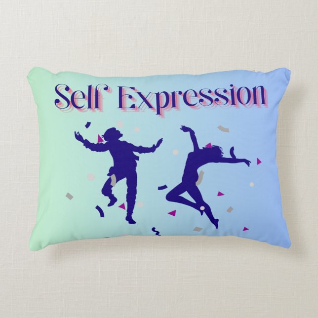 Self Expression Accent Pillow (Front)