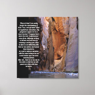 Self Forgiveness Inspirational Canvas Print