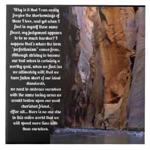 Self Forgiveness Inspirational Tile