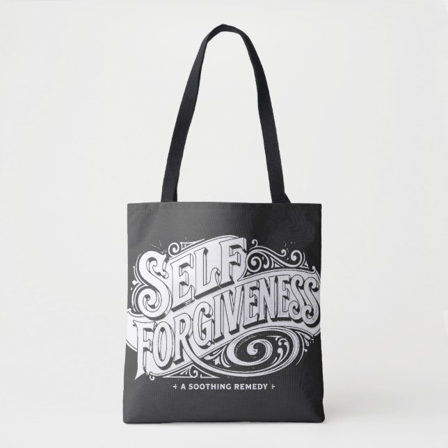 self forgiveness tote bag (Front)