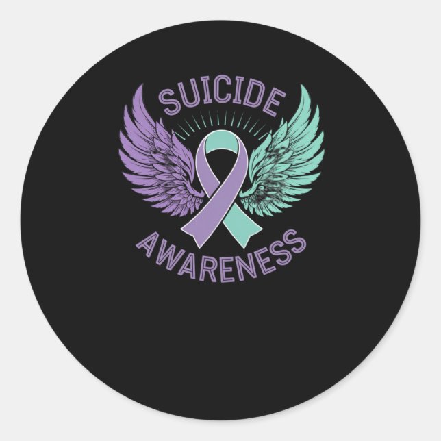 Self Harm Awareness Sticker1  Classic Round Sticker (Front)