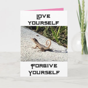 self-help motivator greeting card