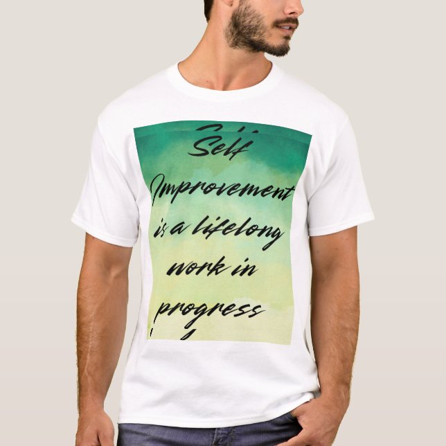 Self Improvement lifelong T-Shirt (Front)