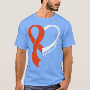 Self Injury Awareness Hope Love Heart Ribbon Happy T-Shirt