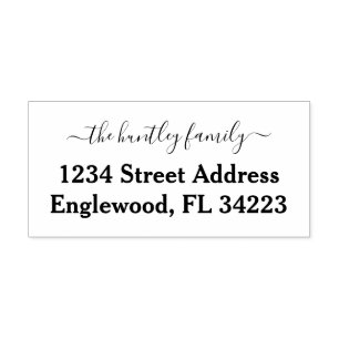 Self Inking Custom Stamp Address