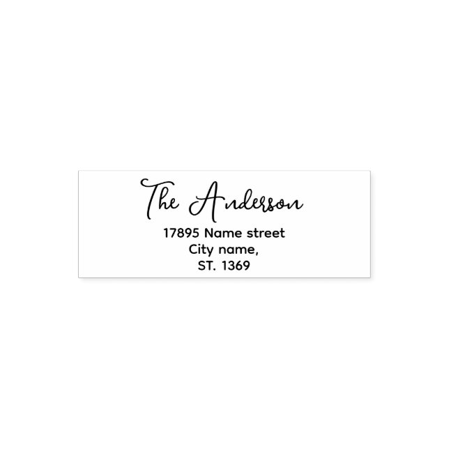 Self Inking Return Address Stamp (Design)