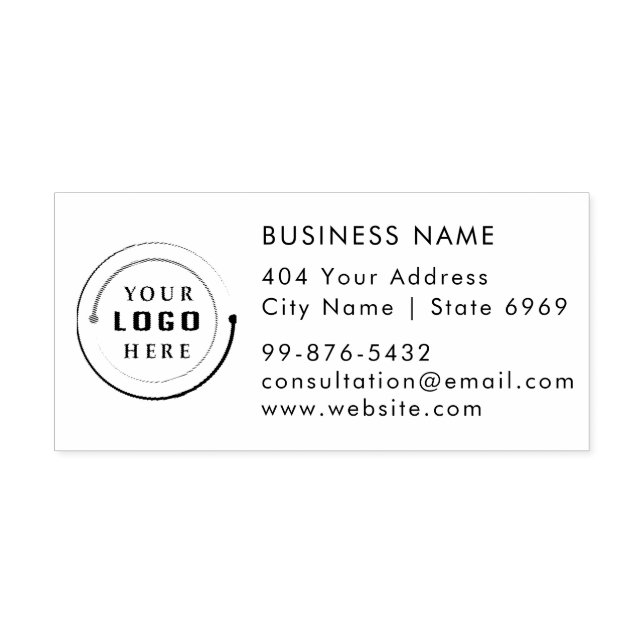 Self Inking Rubber Stamp (Design)