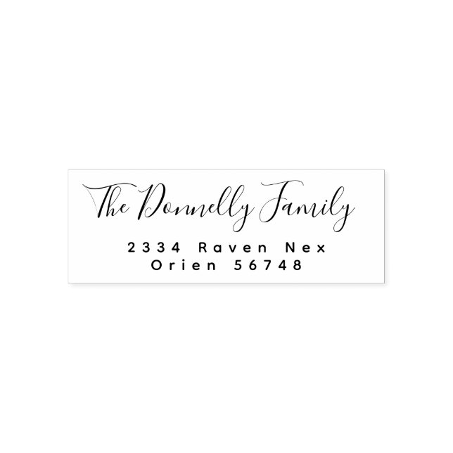 Self Inking Rubber Stamp (Design)