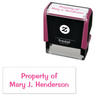Self Inking Rubber Stamp