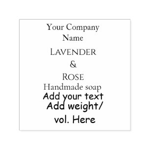 Self Inking Rubber Stamp