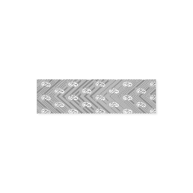 Self Inking Rubber Stamp (Design)
