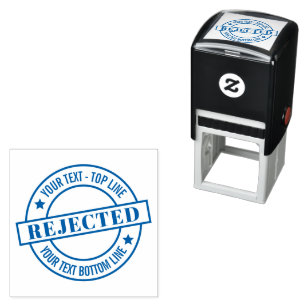 Self-Inking Stamp Personalised Seal of Rejection