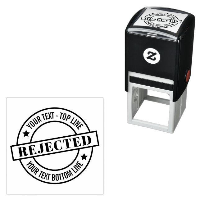 Self-Inking Stamp Personalised Seal of Rejection (In Situ)