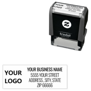 Self-inking Stamp with Your Address Name Logo