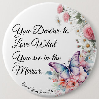 Self Joy  6 Cm Round Badge