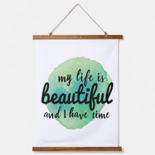 self love affirmations for life acceptance  hanging tapestry