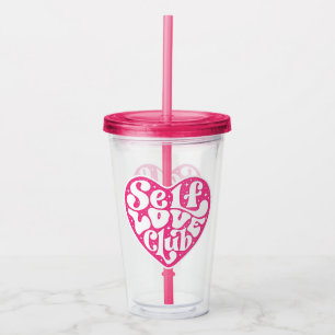 Self Love Club Acrylic Tumbler