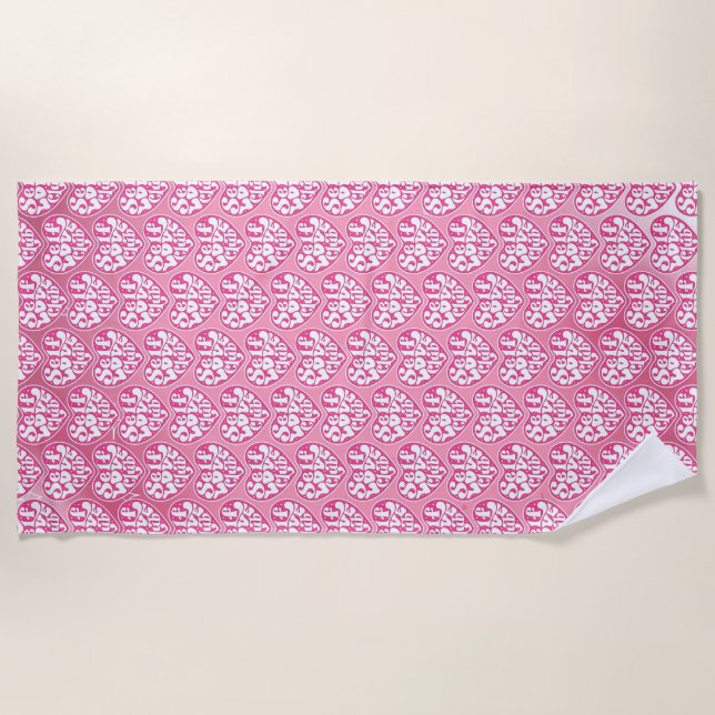 Self Love Club Beach Towel (Front)