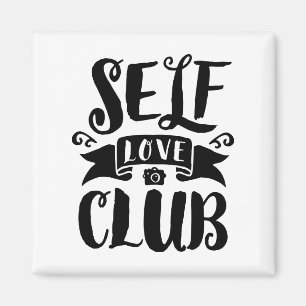 Self Love Club Custom Background Colour Magnet